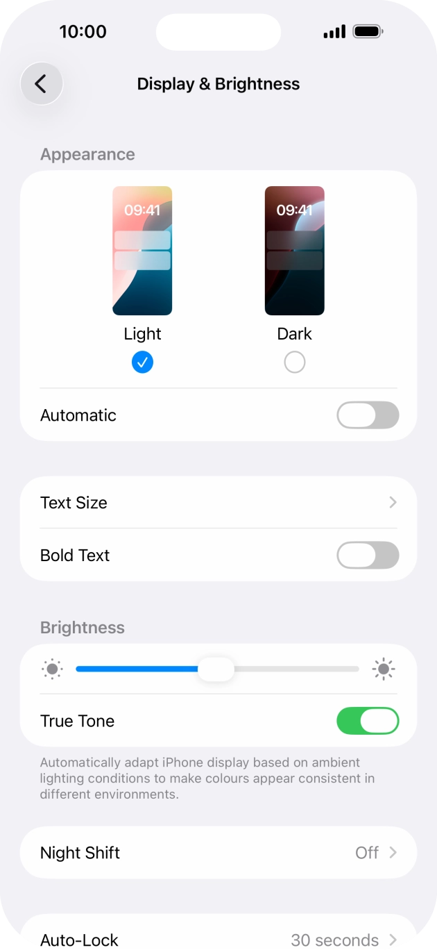 Press Dark. Press Dark.