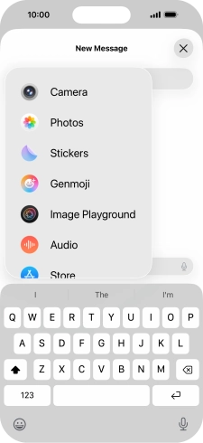 Press Genmoji.