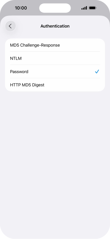 Press Password.