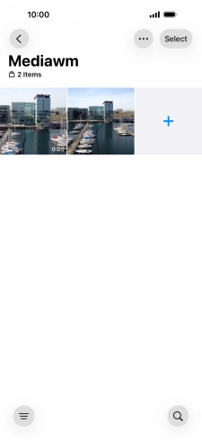 Open the app or screen you want to record.