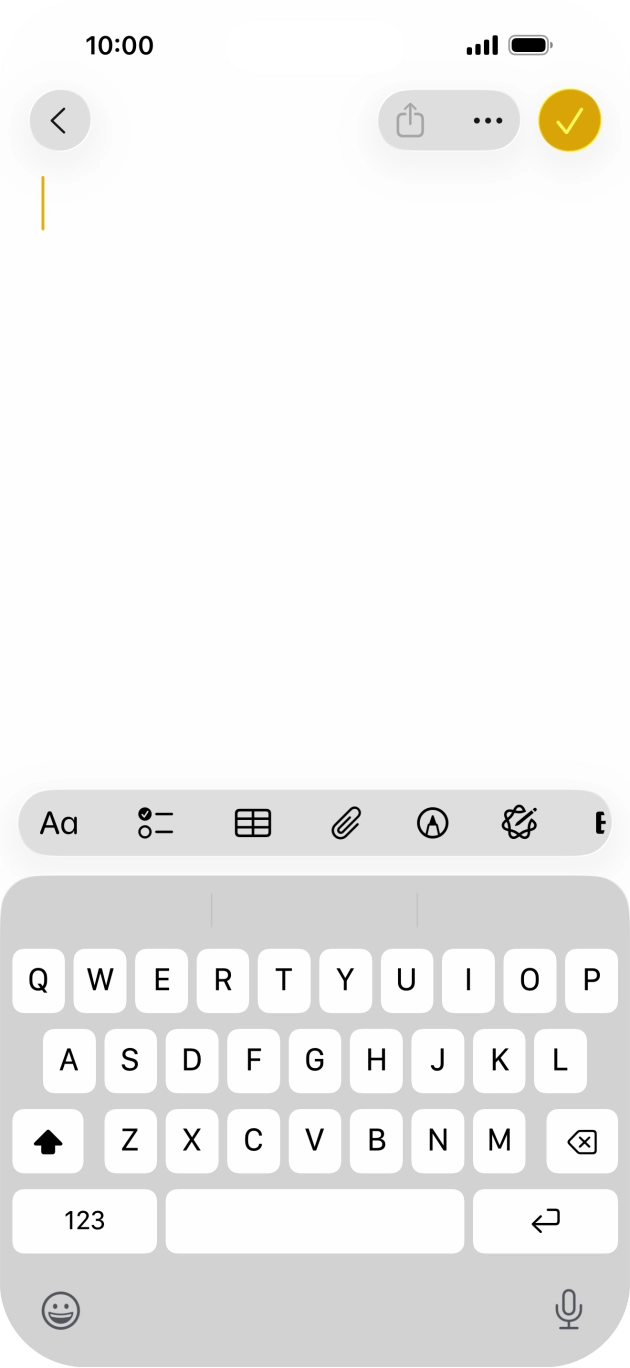 Press the Apple Intelligence icon.