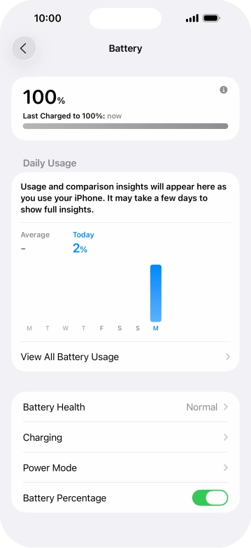 Press Power Mode. Press Power Mode.