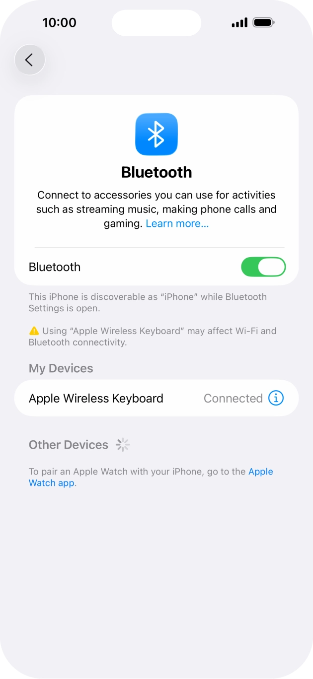 Slide your finger upwards starting from the bottom of the screen to return to the home screen.