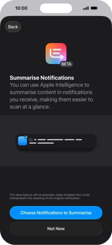 If you turn on the function, follow the instructions on the screen to select more settings.