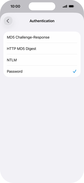 Press Password.