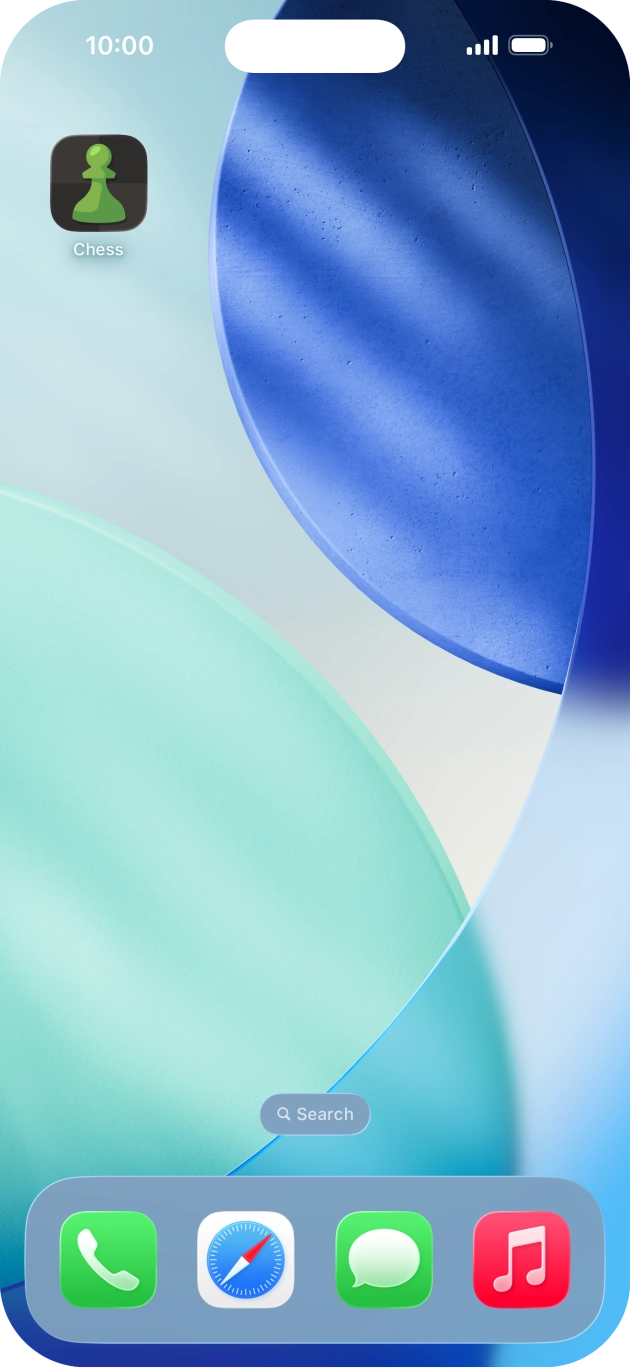 Press and hold the required app.