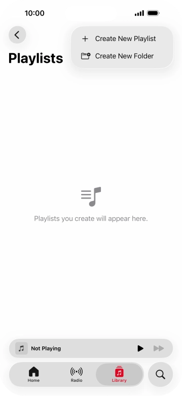 Press Create New Playlist.