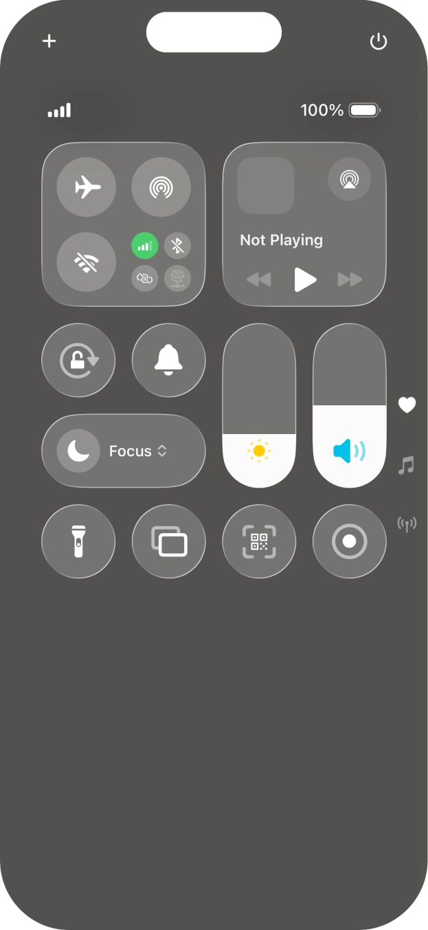 Press the screen recording icon to start the recording.