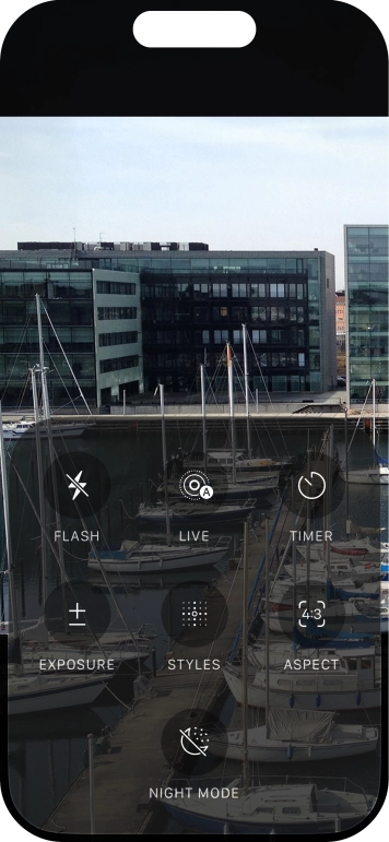 Press the required setting and follow the instructions on the screen to use the selected function.