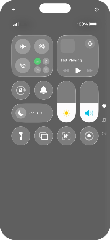 Press the screen recording icon to start the recording.