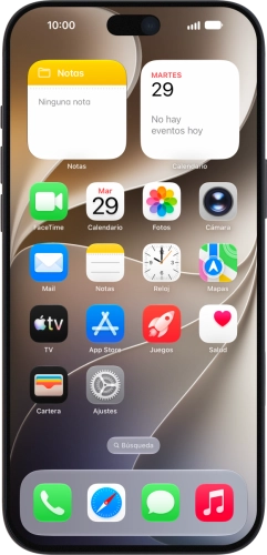 Imagen 1: Vista frontal del Apple iPhone 18 Pro Max - Black