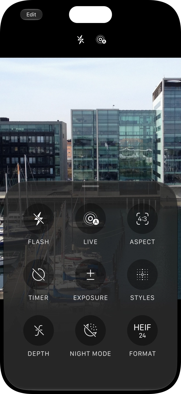 Press the required setting and follow the instructions on the screen to use the selected function. Press the required setting and follow the instructions on the screen to use the selected function.