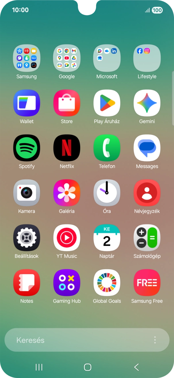 Válaszd a Play Áruház lehetőséget.