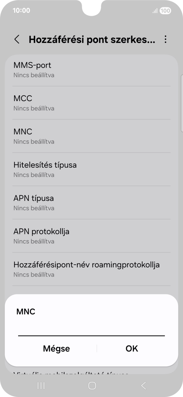 Írd be azt, hogy 70, és válaszd az OK lehetőséget.
