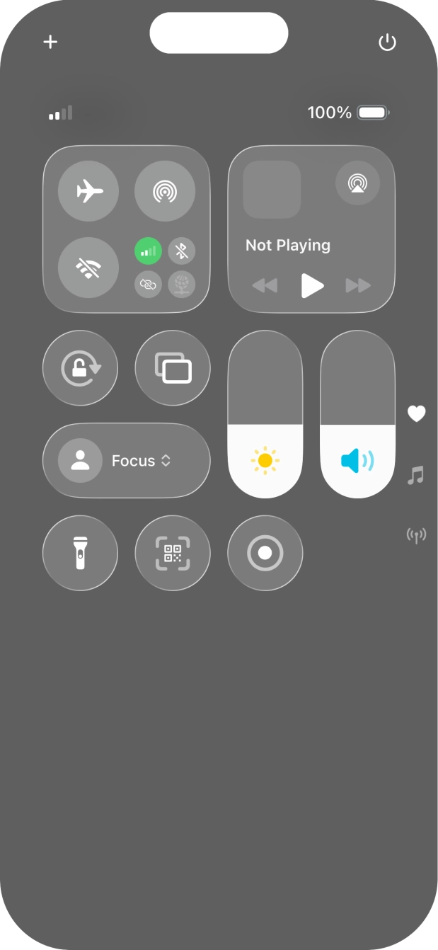 Press the screen recording icon to start the recording.
