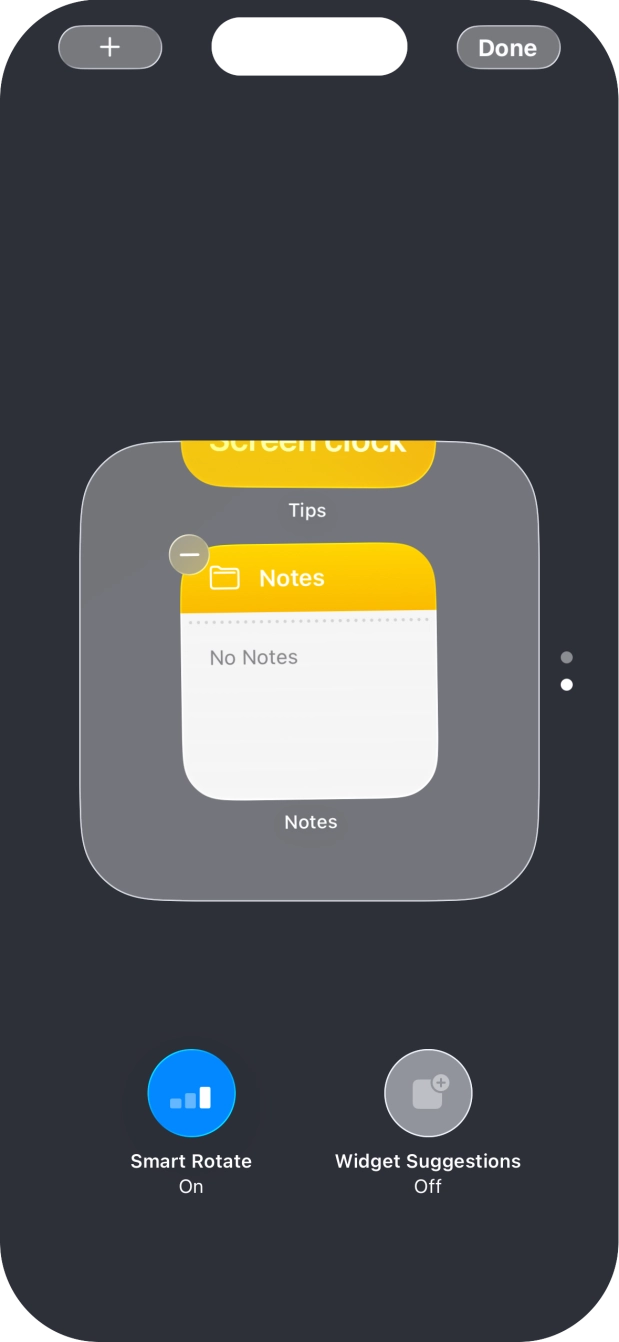 Press Smart Rotate to turn the function on or off.