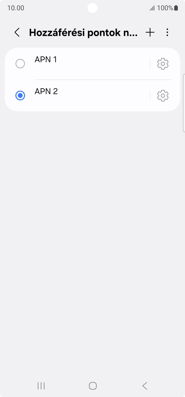 A befejezéshez, és ahhoz, hogy visszatérhess a főképernyőhöz, nyomd meg a főgombot.