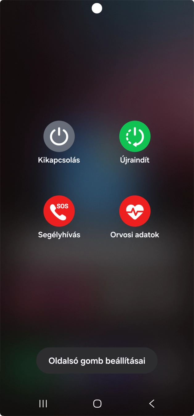 Válaszd a Kikapcsolás lehetőséget.