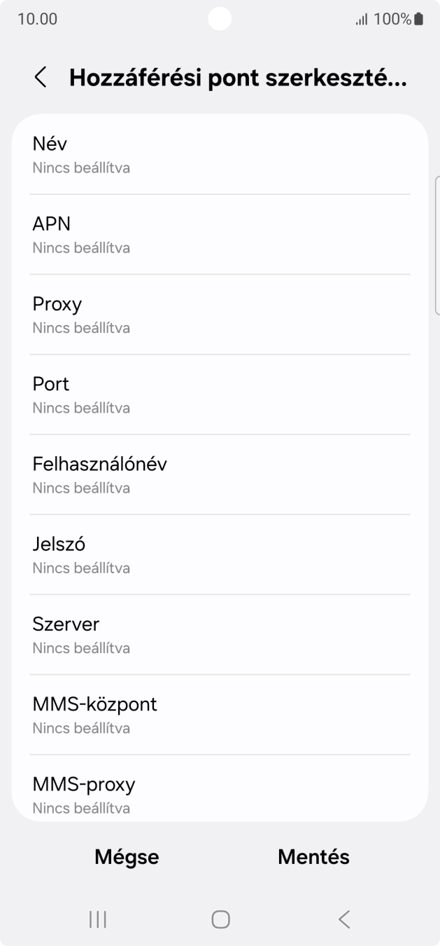Válaszd a Név lehetőséget.