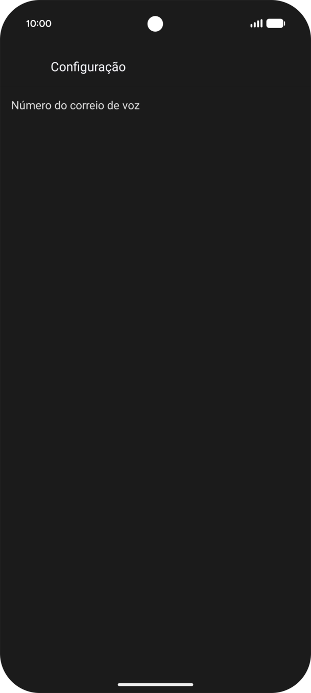 Prima Número do correio de voz.