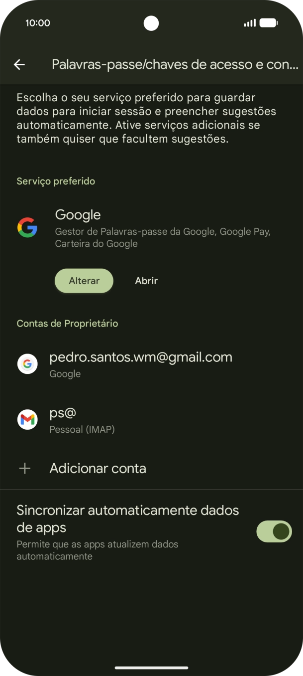 Para voltar ao ecrã inicial, deslize o dedo de baixo para cima a partir da base do ecrã.