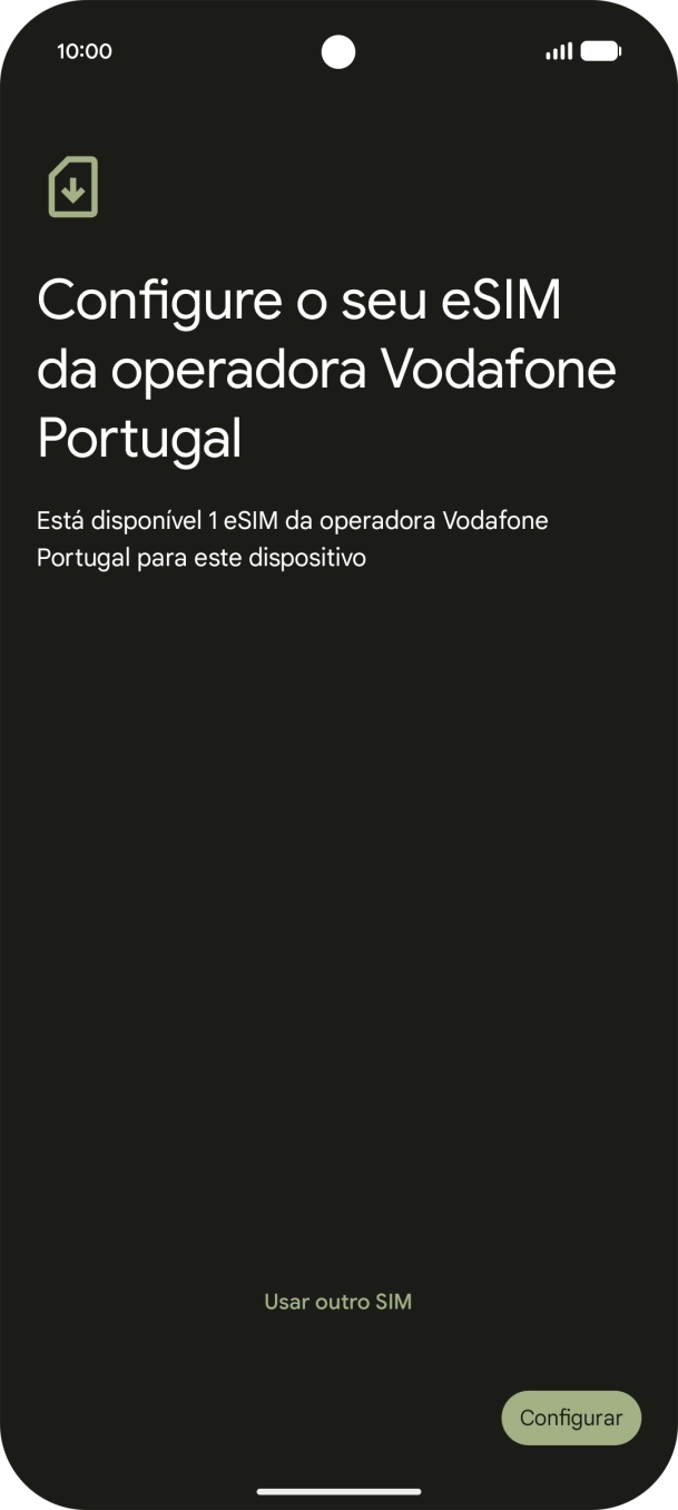 Prima Configurar.
