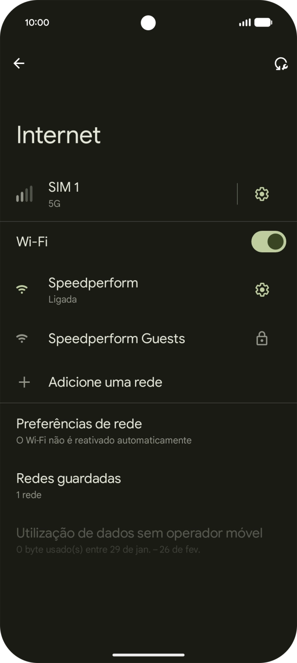 Para voltar ao ecrã inicial, deslize o dedo de baixo para cima a partir da base do ecrã.