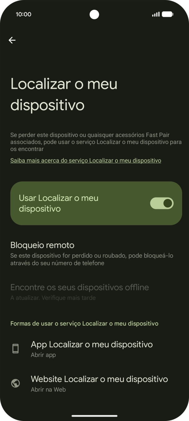 Para voltar ao ecrã inicial, deslize o dedo de baixo para cima a partir da base do ecrã.