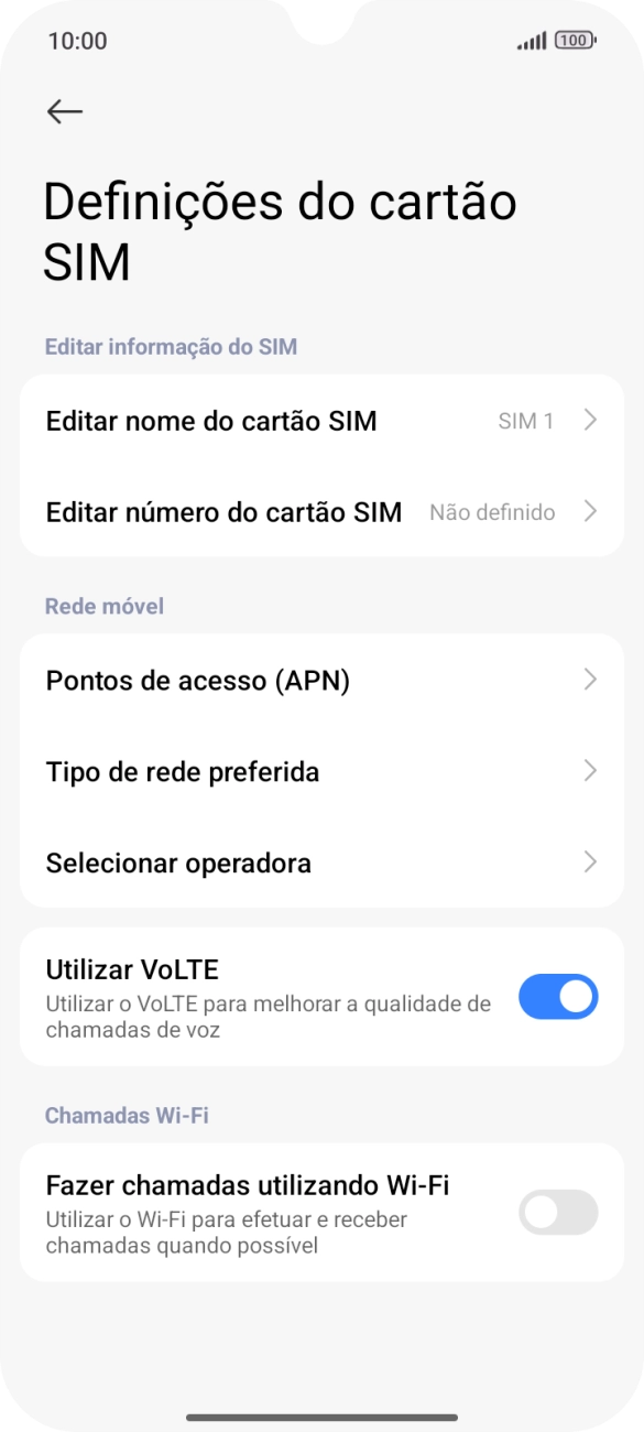Prima Pontos de acesso (APN).