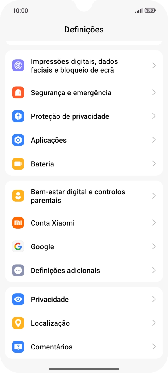 Prima Definições adicionais.