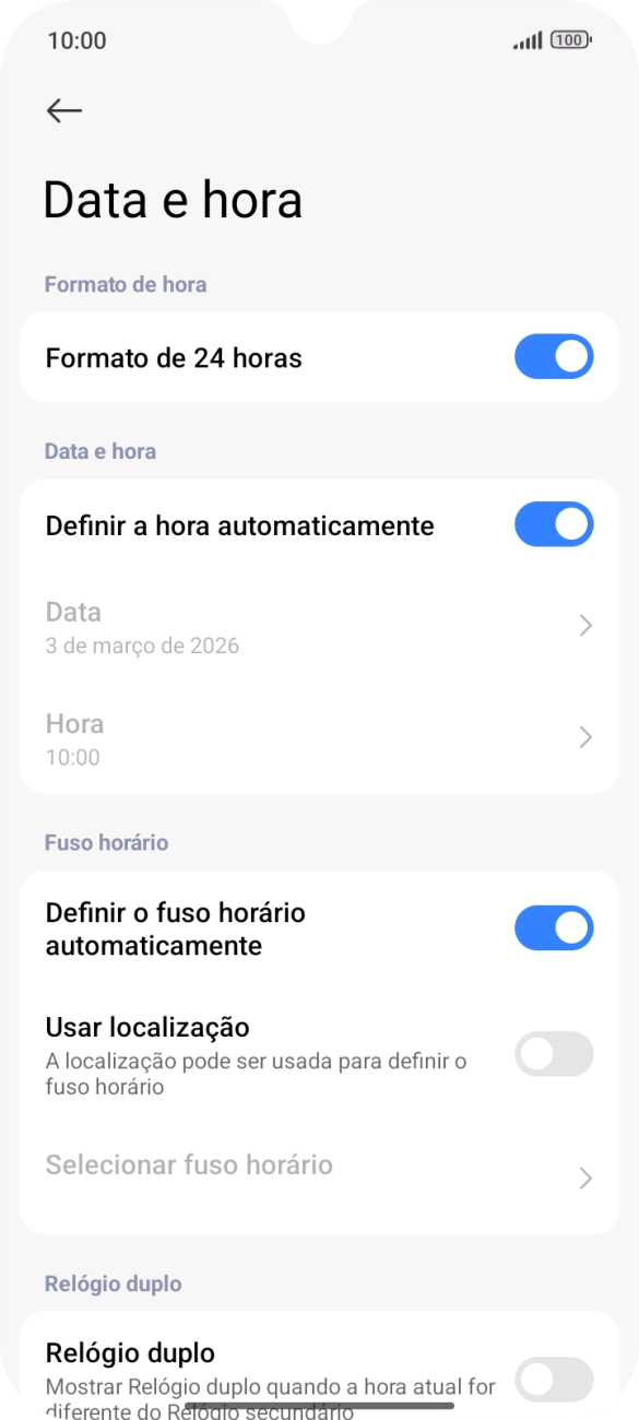 Para voltar ao ecrã inicial, deslize o dedo de baixo para cima a partir da base do ecrã.