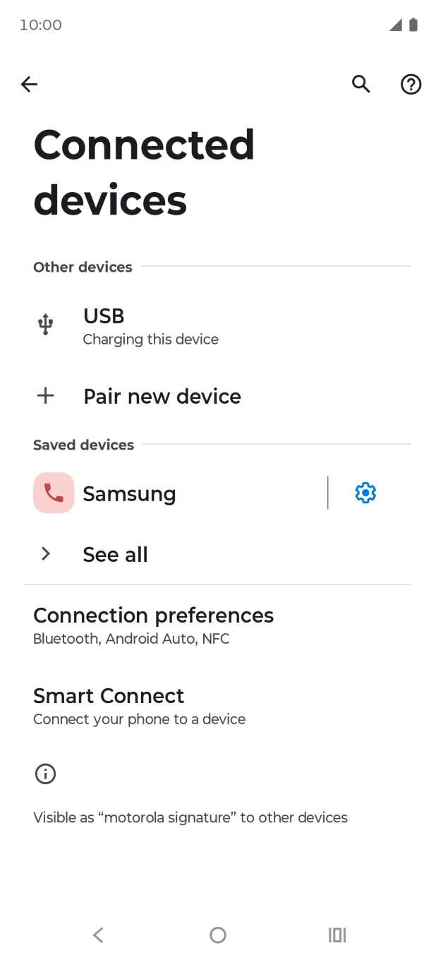 Press the Home key to return to the home screen.