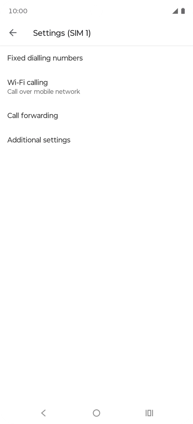 Press Additional settings. Press Additional settings.