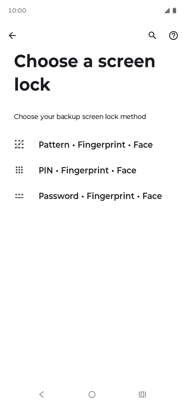 Press the required phone lock code and follow the instructions on the screen to create an additional phone lock code. Press the required phone lock code and follow the instructions on the screen to create an additional phone lock code.