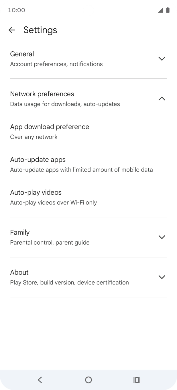 Press Auto-update apps. Press Auto-update apps.