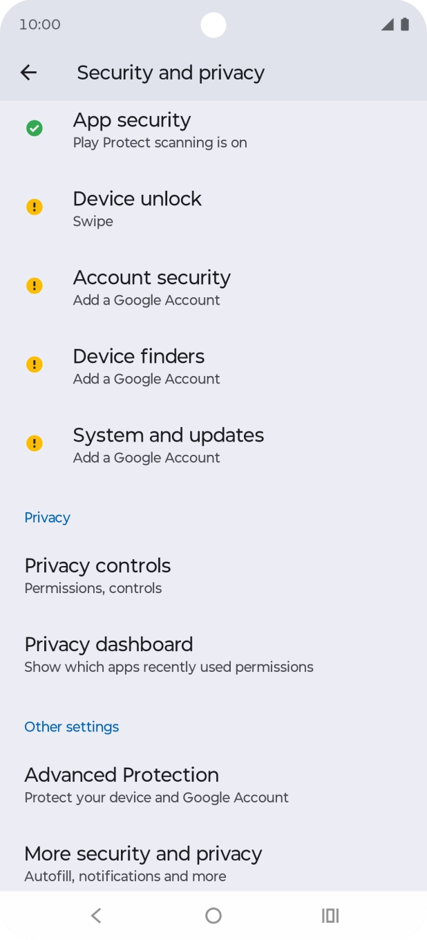 Press More security and privacy. Press More security and privacy.