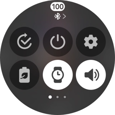 Press the power off icon.