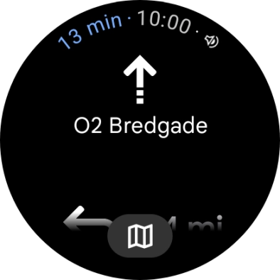 Follow the instructions on the screen to navigate to the selected destination. Follow the instructions on the screen to navigate to the selected destination.