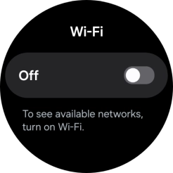 Press the indicator below 'Wi-Fi' to turn on the function.