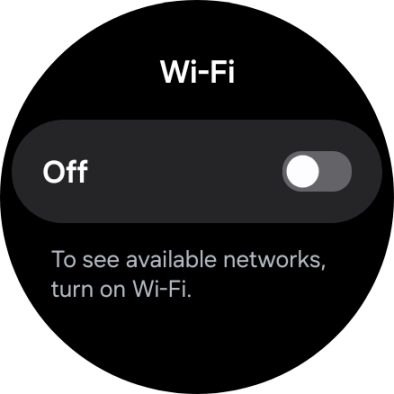 Press the indicator below 'Wi-Fi' to turn on the function.