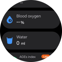 Press Blood oxygen. Press Blood oxygen.
