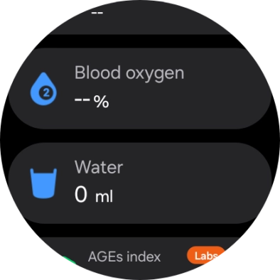 Press Blood oxygen. Press Blood oxygen.