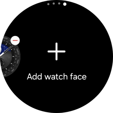 Press Add watch face.