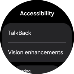 Press TalkBack and follow the instructions on the screen to turn the function on or off.