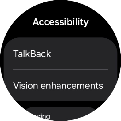 Press TalkBack and follow the instructions on the screen to turn the function on or off.