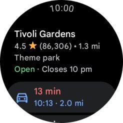 Press the required mode of transportation. Press the required mode of transportation.