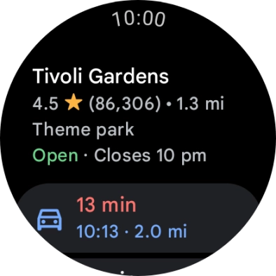 Press the required mode of transportation. Press the required mode of transportation.