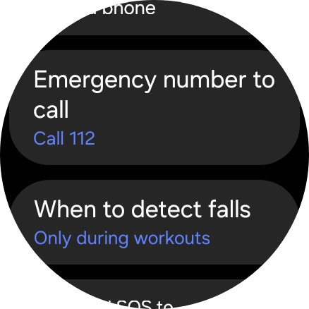 Press Emergency number to call.