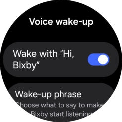 Press the indicator next to 'Wake with 
