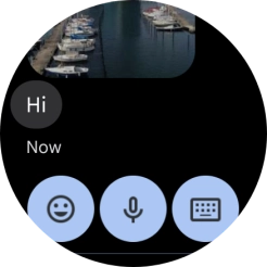 Press the microphone icon.